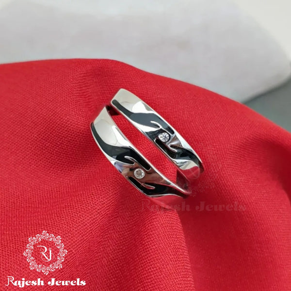 S925 sterling silver ring couple ring open pair ring forever knot  concentric couple ring | SHEIN